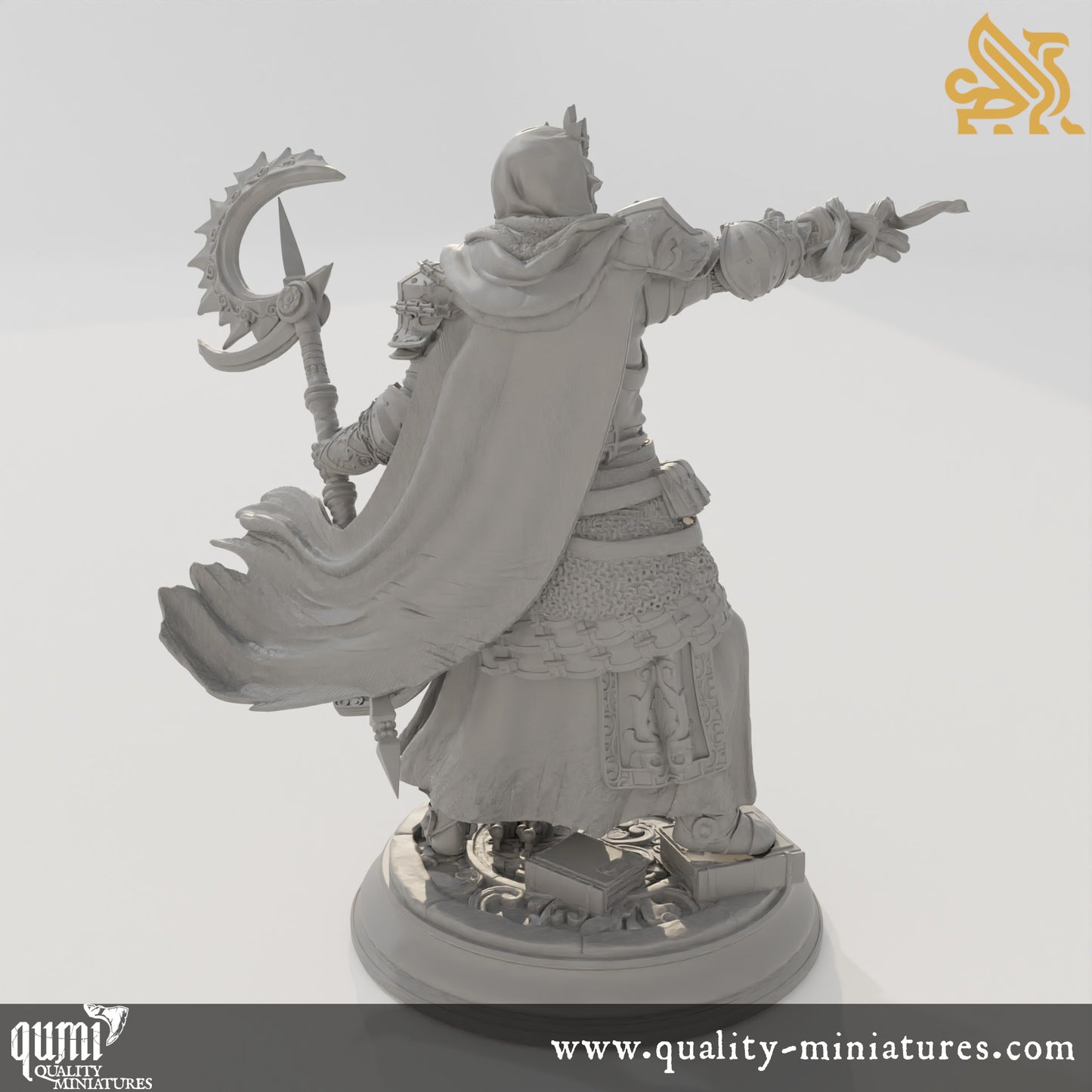 Bastian the Everknowing - Royal Psionic Master - 32mm 75mm Tabletop RPG Mini - Qumi - DM Stash Quality Miniatures - Qumi