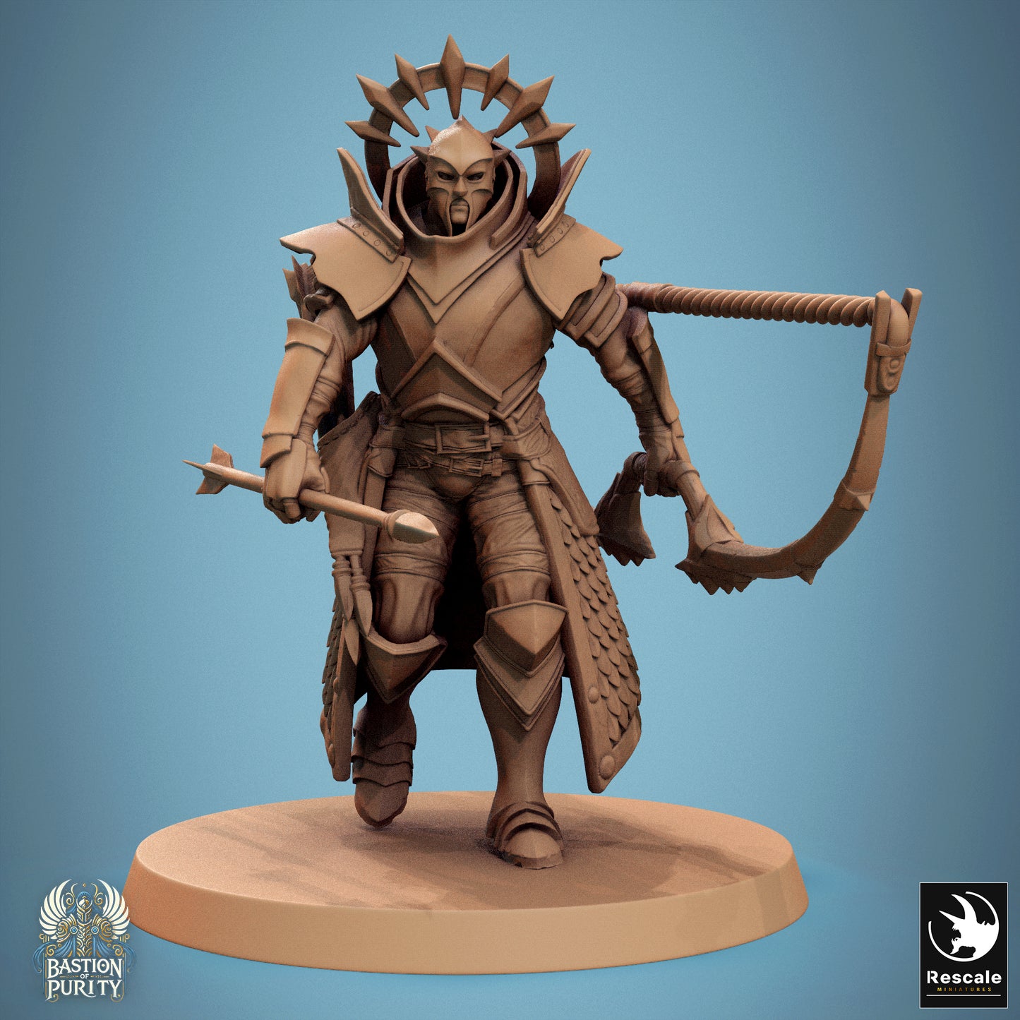 Aeterna Infantry Archer - 32mm Tabletop RPG Mini - Qumi - Rescale Miniatures