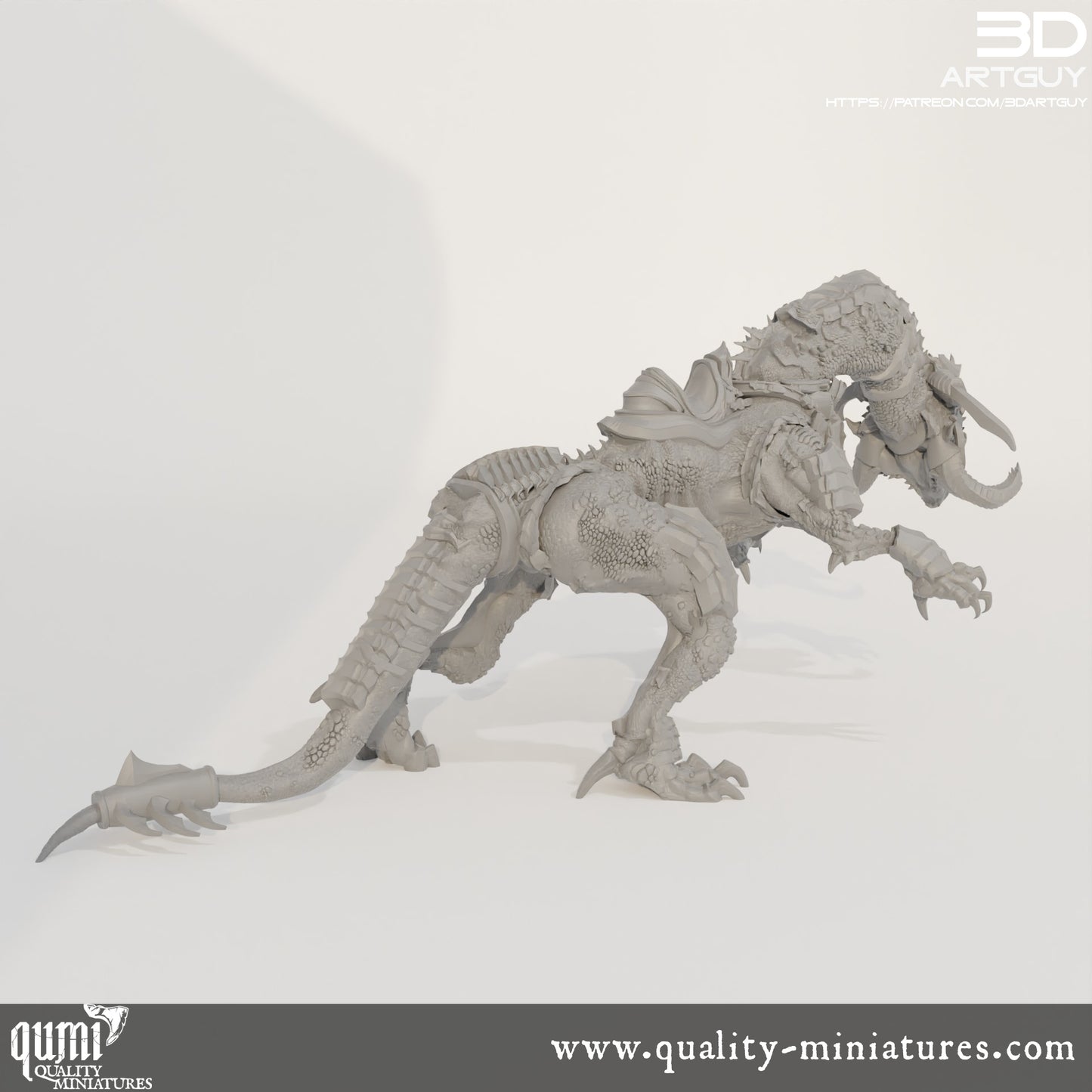 Beast - 32mm Tabletop RPG Mini - Qumi - 3D ArtGuy