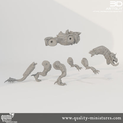 Beast - 32mm Tabletop RPG Mini - Qumi - 3D ArtGuy