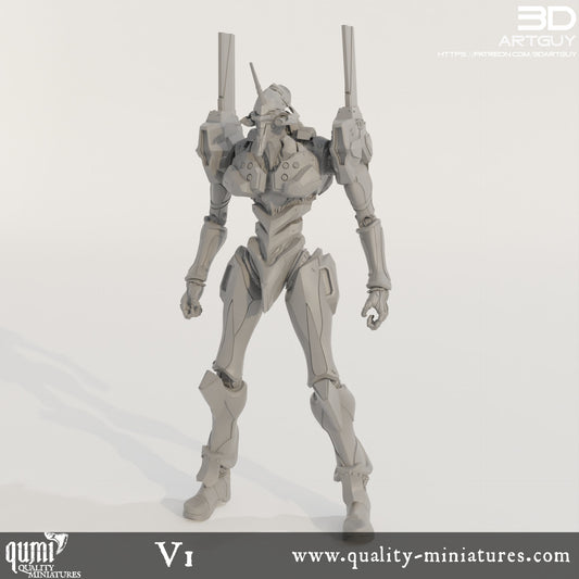 Berserker - 32mm Tabletop RPG Mini - Qumi - 3D ArtGuy Quality Miniatures - Qumi