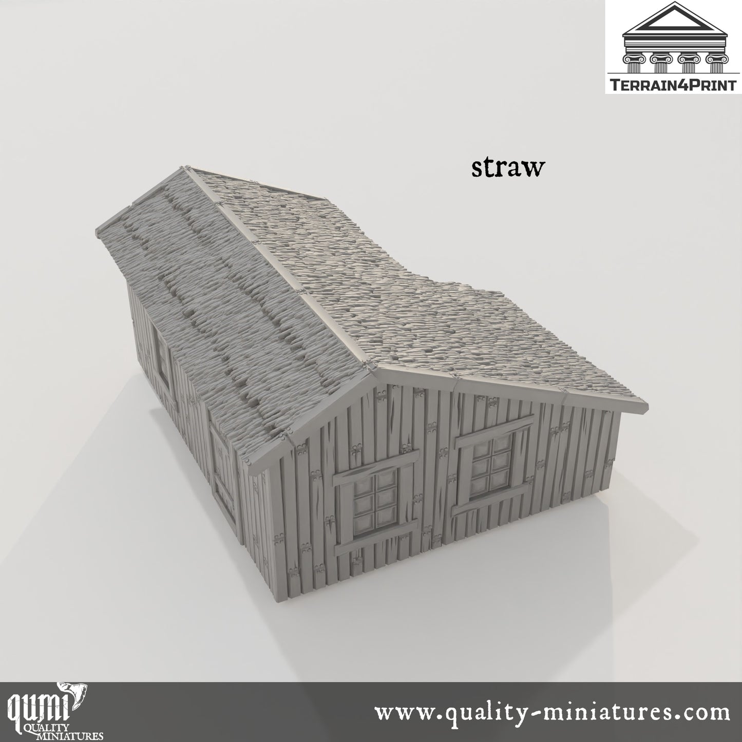 Big Cabin Hrimstead - Resin Print - Tabletop RPG Terrain - Terrain4Print - Qumi Quality Miniatures - Qumi