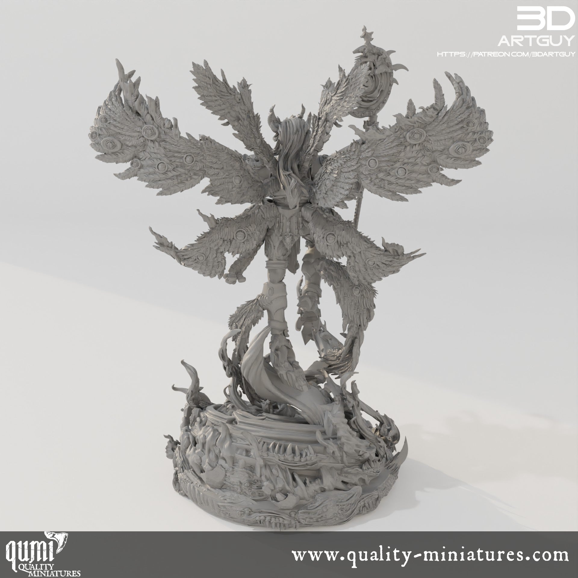 Big Magical Giant - 32mm Tabletop RPG Mini - Qumi Quality Miniatures - Qumi