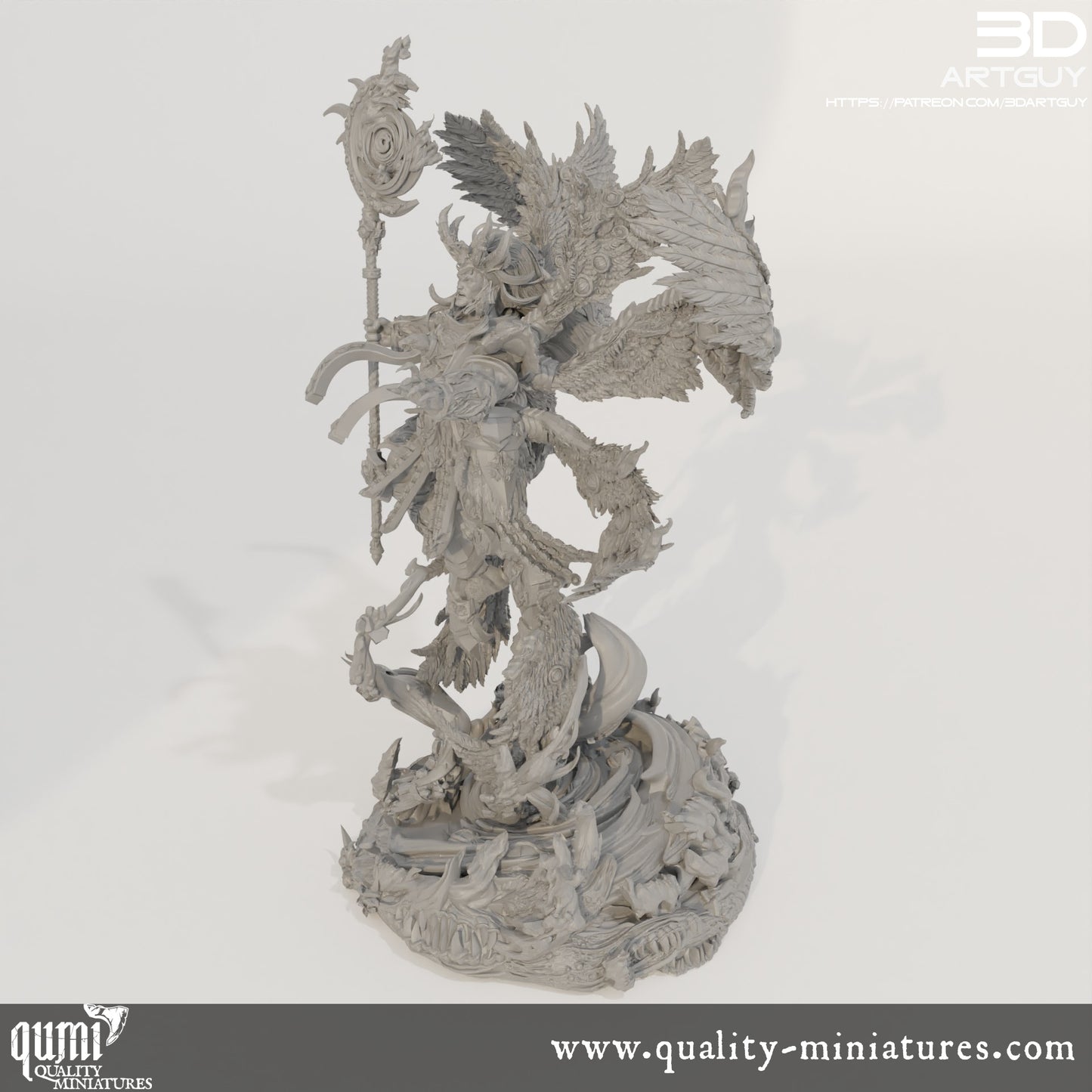 Big Magical Giant - 32mm Tabletop RPG Mini - Qumi Quality Miniatures - Qumi