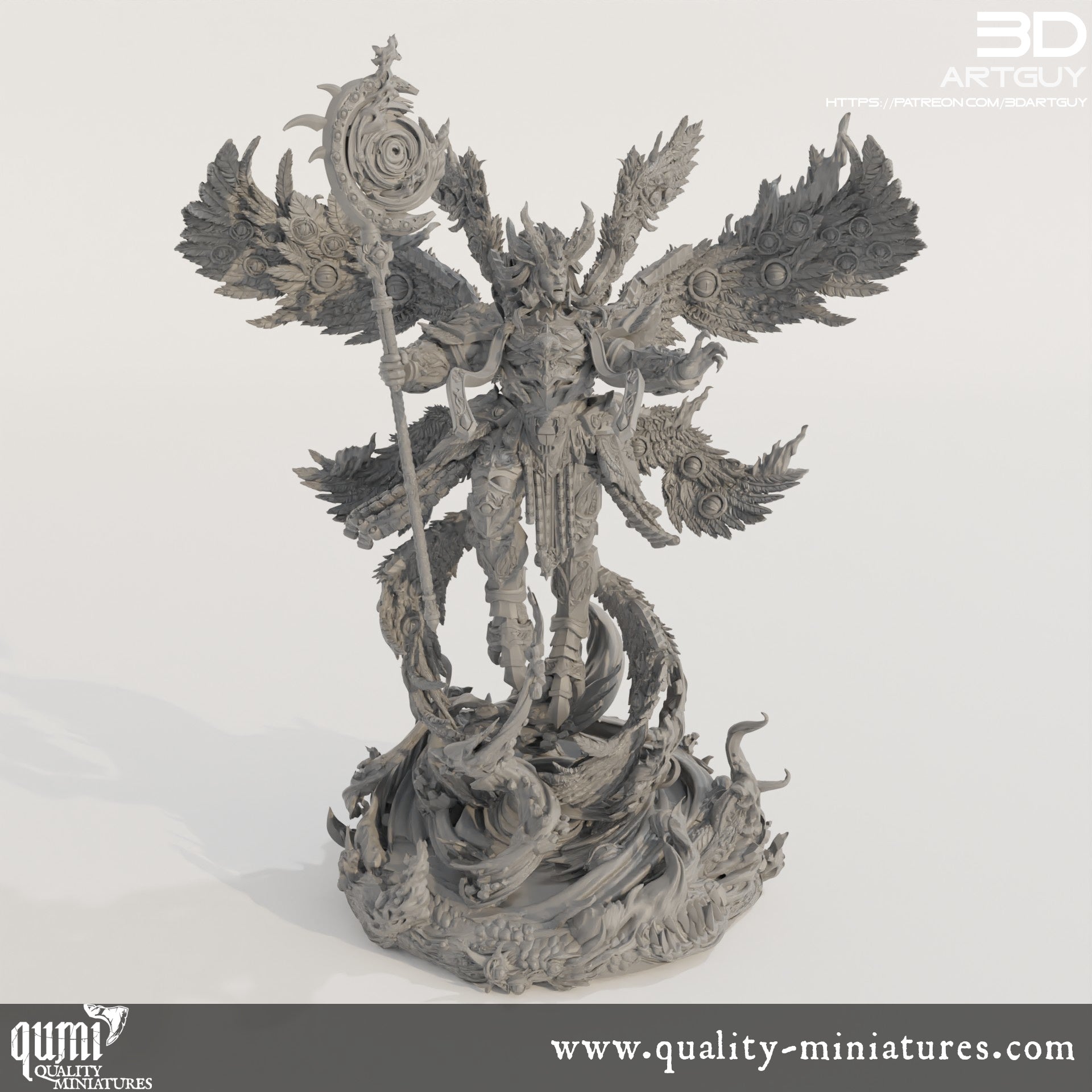 Big Magical Giant - 32mm Tabletop RPG Mini - Qumi Quality Miniatures - Qumi