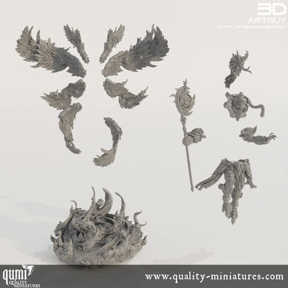 Big Magical Giant - 32mm Tabletop RPG Mini - Qumi Quality Miniatures - Qumi