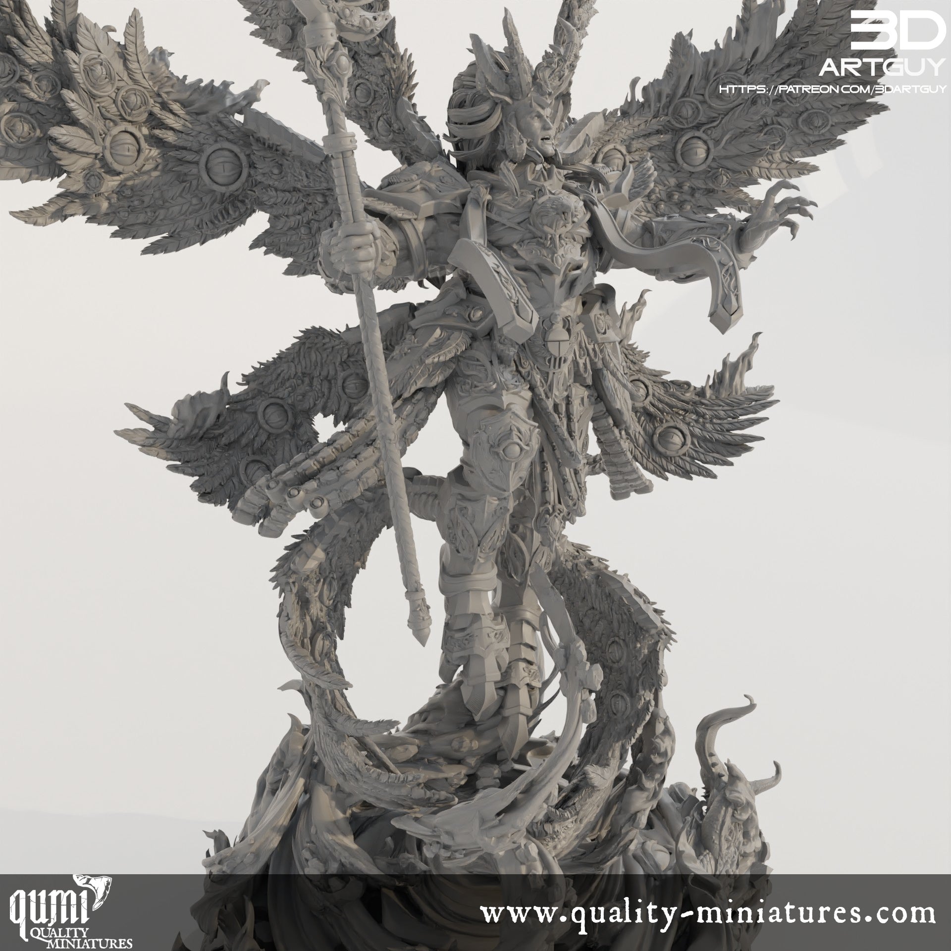 Big Magical Giant - 32mm Tabletop RPG Mini - Qumi Quality Miniatures - Qumi