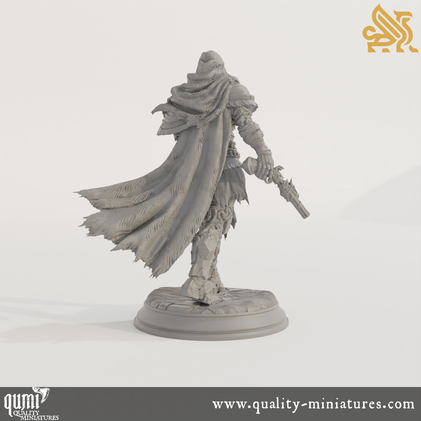 Big Iron - Soulforged Gunslinger - 32mm 75mm Tabletop RPG Mini - Qumi - DM Stash