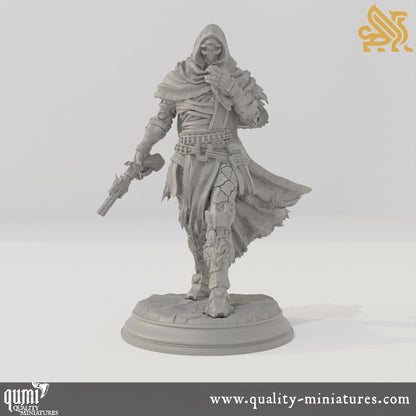 Big Iron - Soulforged Gunslinger - 32mm 75mm Tabletop RPG Mini - Qumi - DM Stash