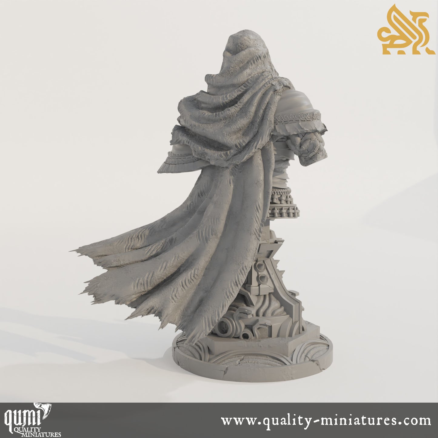 Bust - Big Iron - Soulforged Gunslinger - 32mm 75mm Tabletop RPG Mini - Qumi - DM Stash