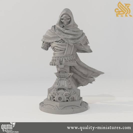 Bust - Big Iron - Soulforged Gunslinger - 32mm 75mm Tabletop RPG Mini - Qumi - DM Stash