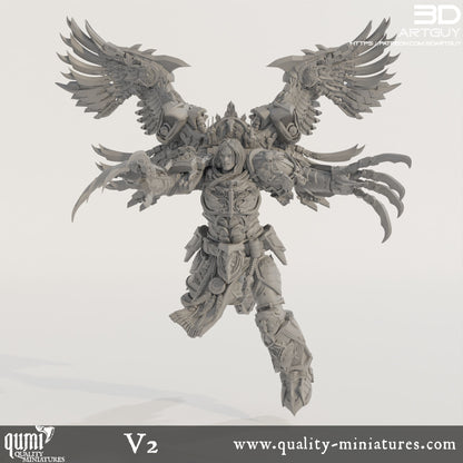 Bird Ninja - 32mm Tabletop RPG Mini - Qumi - 3D ArtGuy Quality Miniatures - Qumi