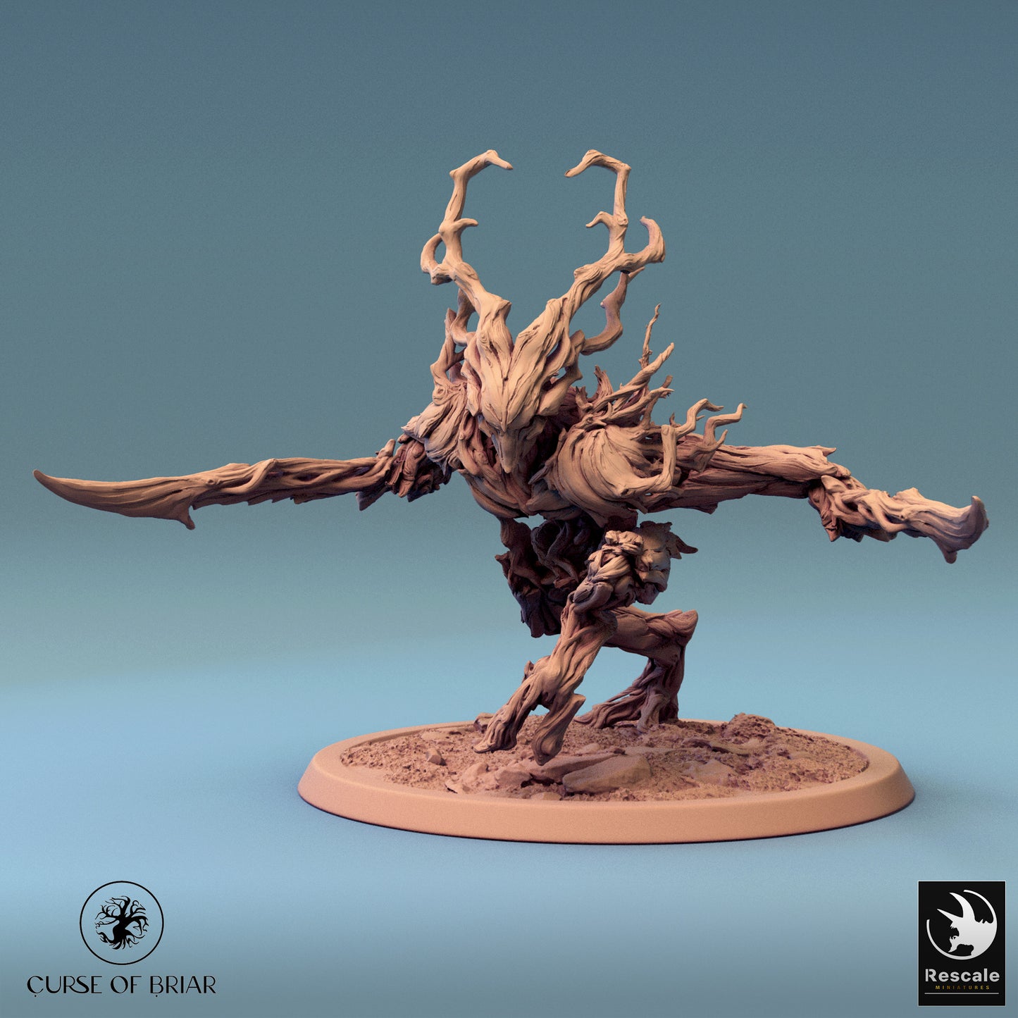 Branchblades - 32mm Tabletop RPG Mini - Qumi - Rescale Miniatures Quality Miniatures - Qumi