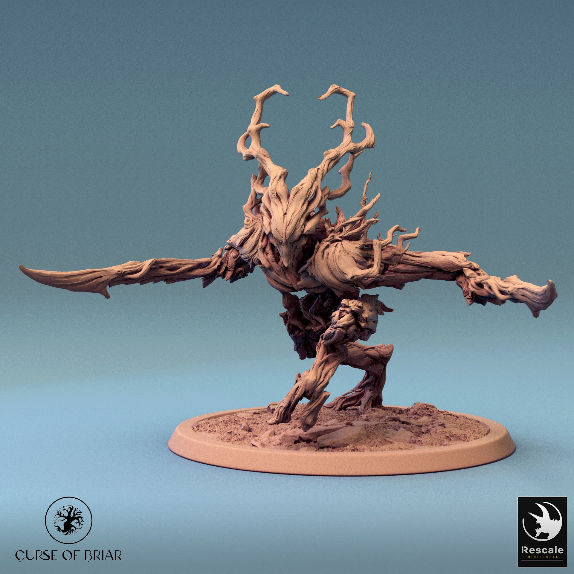 Branchblades - 32mm Tabletop RPG Mini - Qumi - Rescale Miniatures Quality Miniatures - Qumi