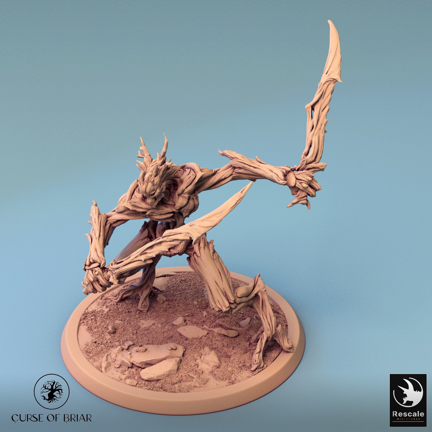 Branchblades - 32mm Tabletop RPG Mini - Qumi - Rescale Miniatures Quality Miniatures - Qumi