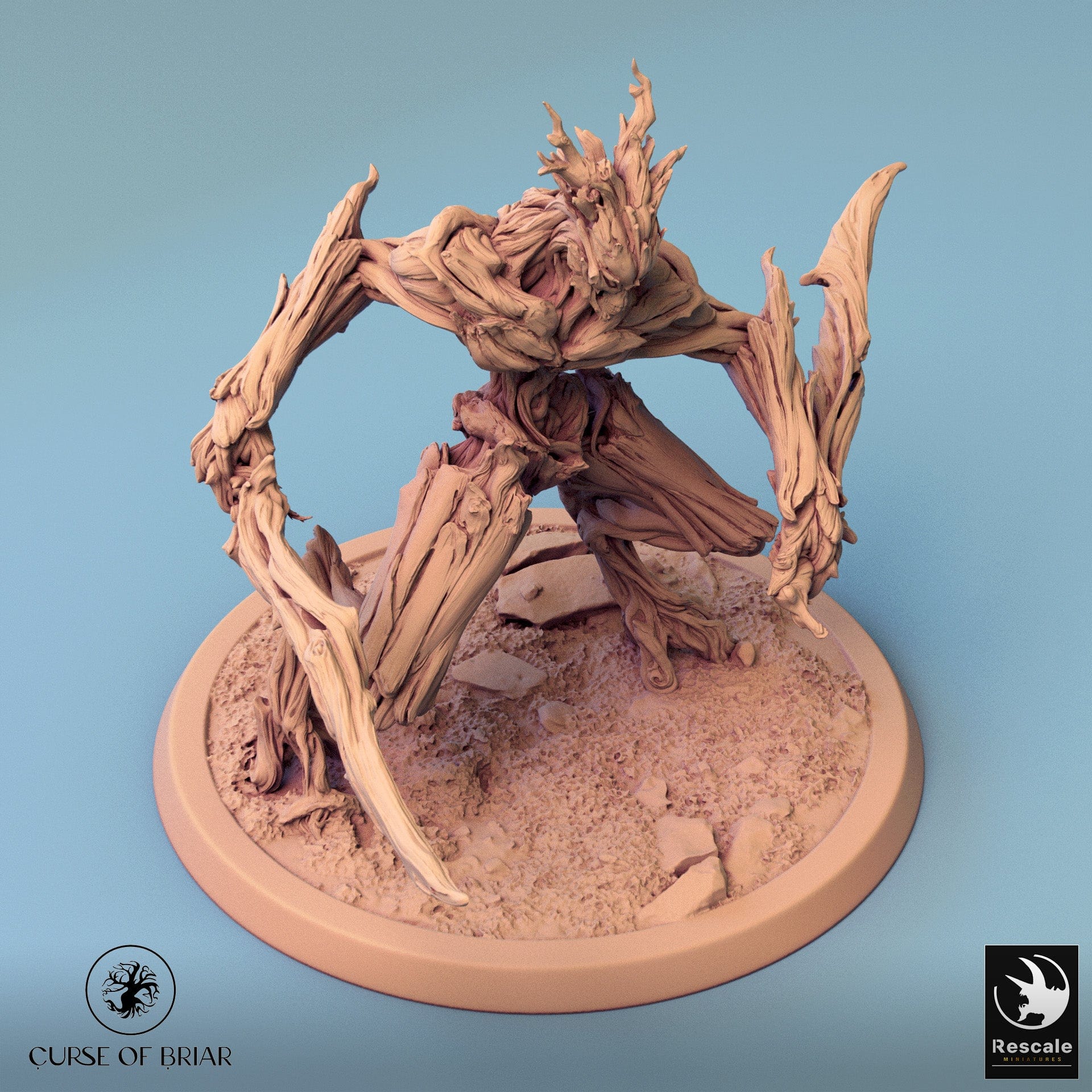 Tabletop Miniature Branchblades - 32mm Tabletop RPG Mini - Qumi - Rescale Miniatures Quality Miniatures - Qumi 