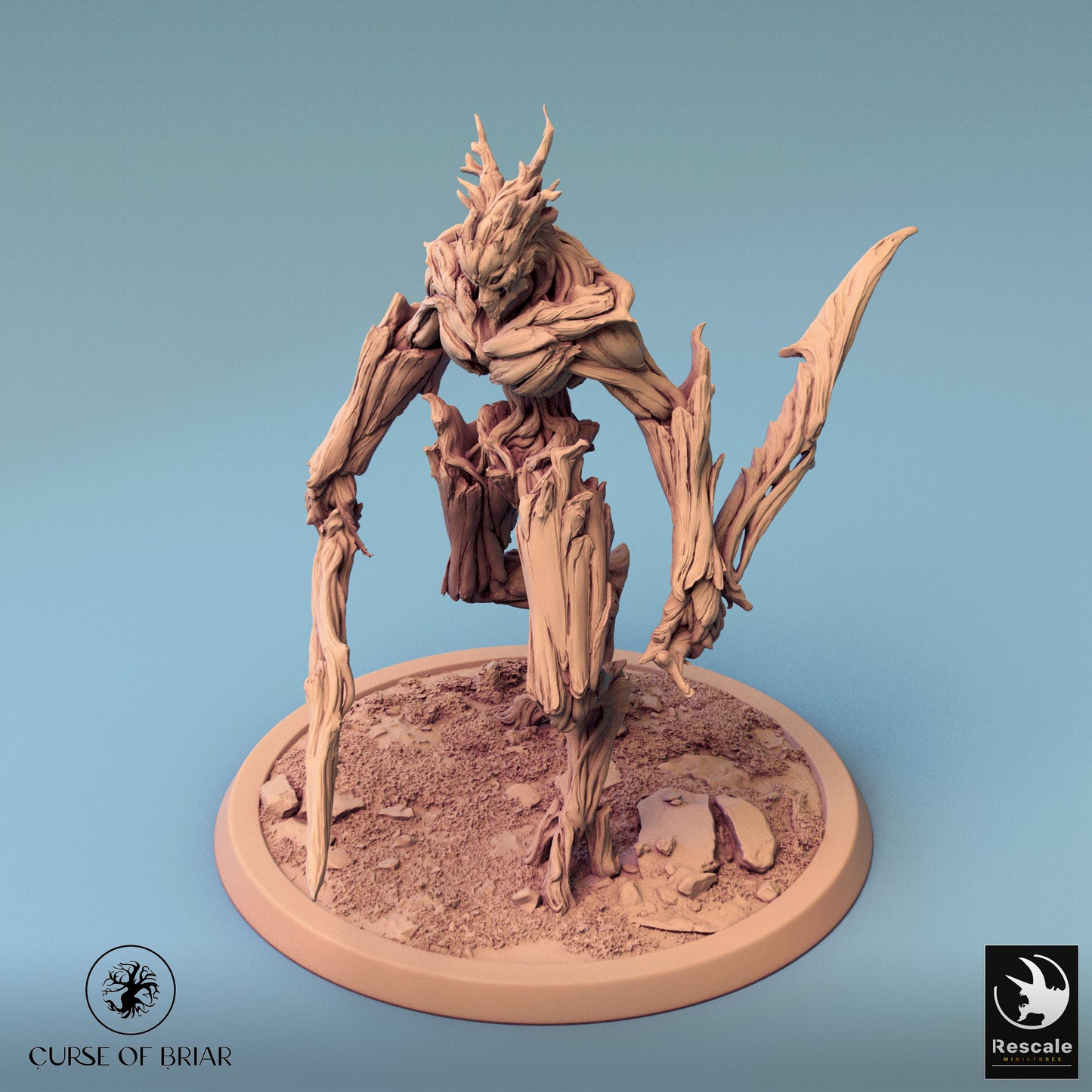 Branchblades - 32mm Tabletop RPG Mini - Qumi - Rescale Miniatures Quality Miniatures - Qumi