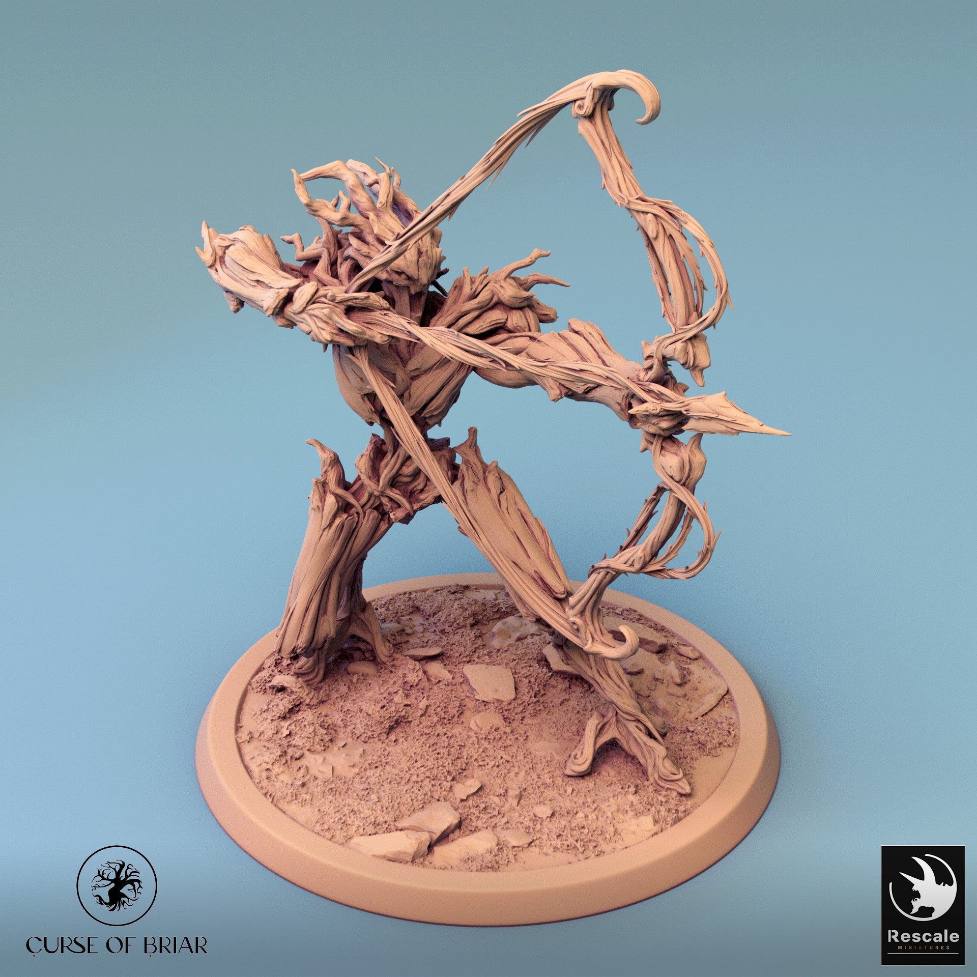 Branchblades - 32mm Tabletop RPG Mini - Qumi - Rescale Miniatures Quality Miniatures - Qumi