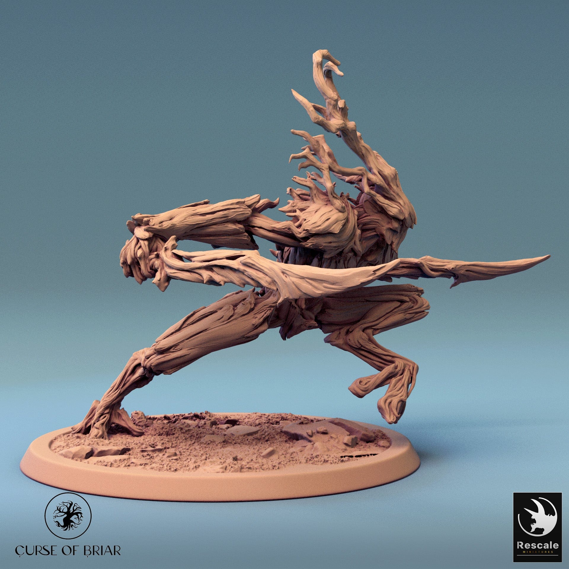 Tabletop Miniature Branchblades - 32mm Tabletop RPG Mini - Qumi - Rescale Miniatures Quality Miniatures - Qumi 