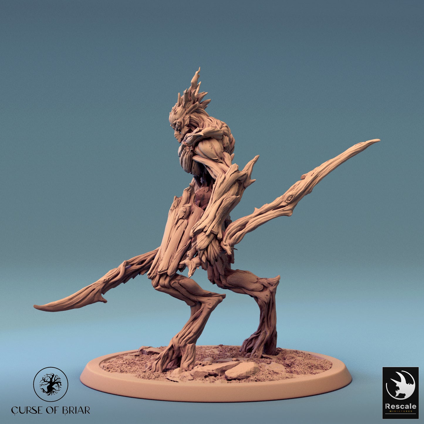 Branchblades - 32mm Tabletop RPG Mini - Qumi - Rescale Miniatures Quality Miniatures - Qumi