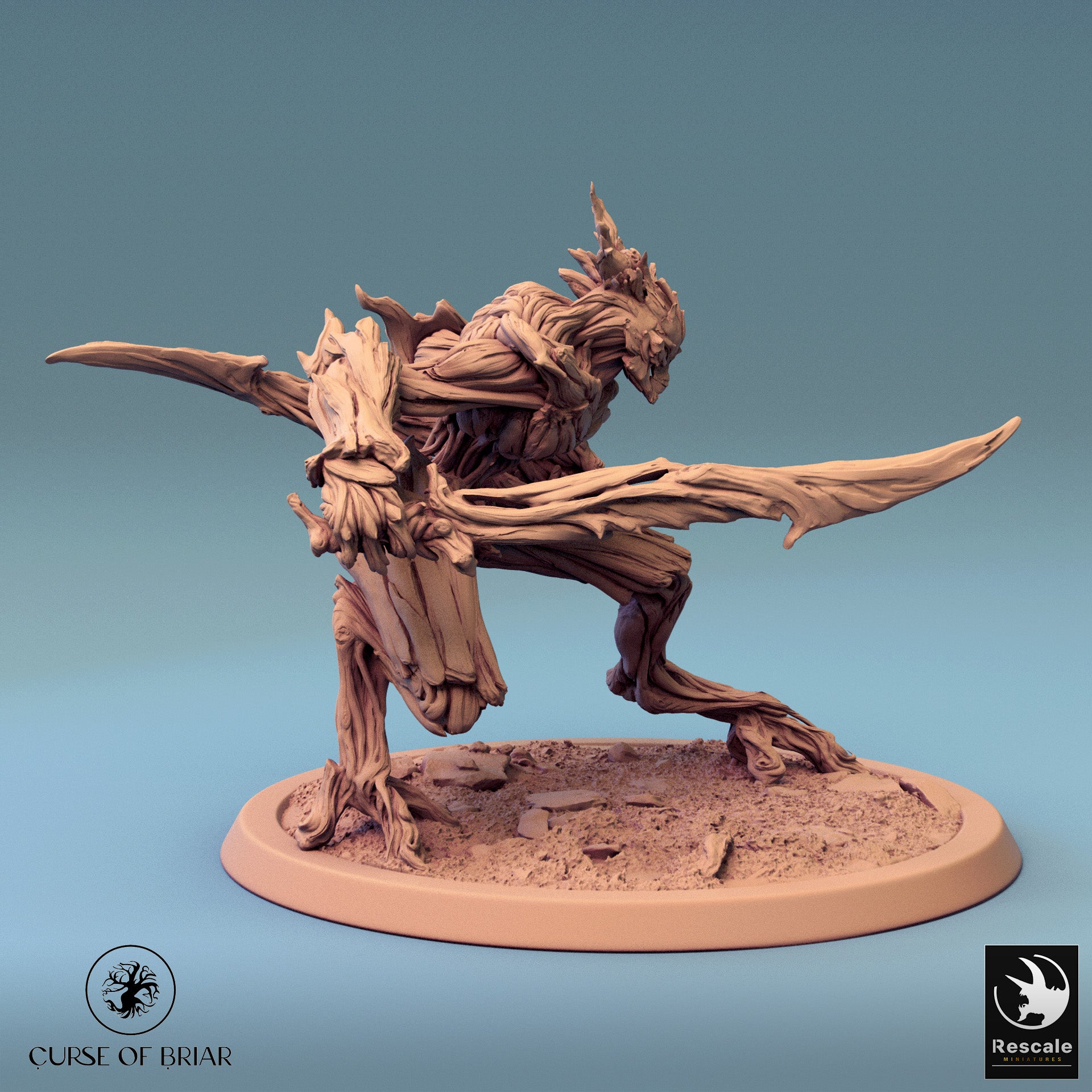 Branchblades - 32mm Tabletop RPG Mini - Qumi - Rescale Miniatures Quality Miniatures - Qumi