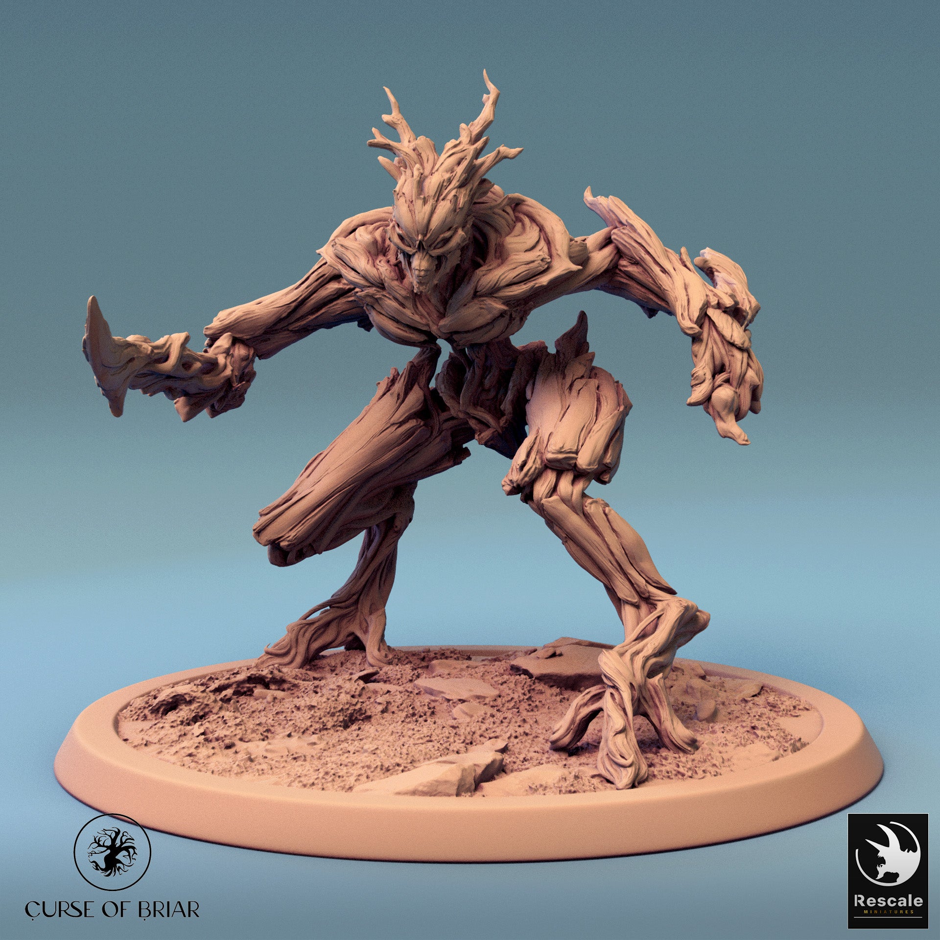 Branchblades - 32mm Tabletop RPG Mini - Qumi - Rescale Miniatures Quality Miniatures - Qumi