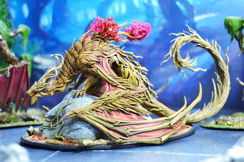 Briar Dragon image 05 painted and printed miniature example
