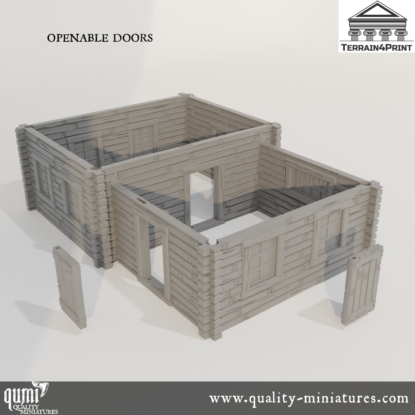 Cabin 3 Hrimstead 2 - Resin Print - Tabletop RPG Terrain - Terrain4Print - Qumi Quality Miniatures - Qumi