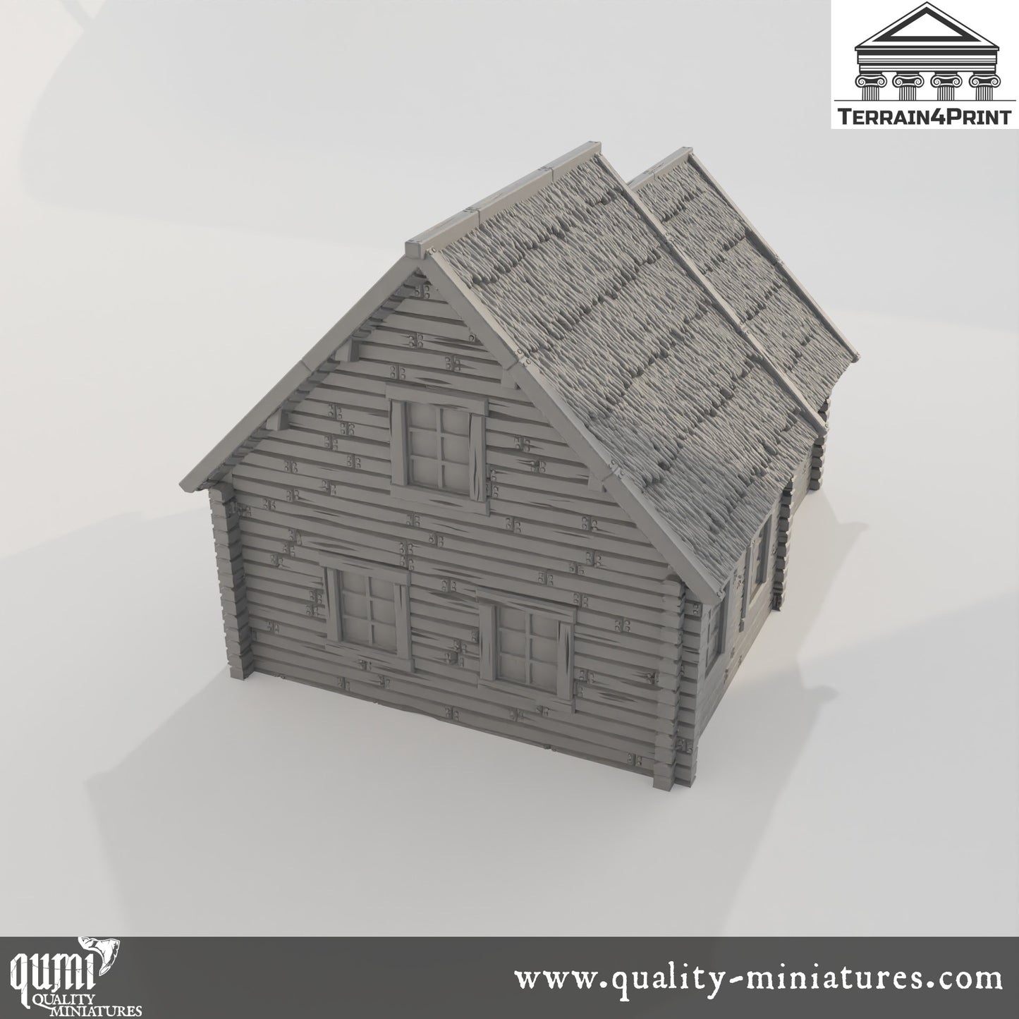 Cabin 3 Hrimstead 2 - Resin Print - Tabletop RPG Terrain - Terrain4Print - Qumi Quality Miniatures - Qumi