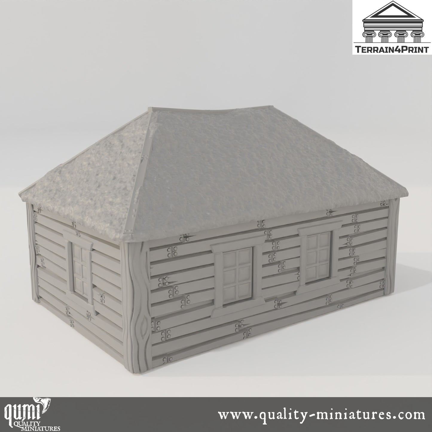 Cabin Hrimstead - Resin Print - Tabletop RPG Terrain - Terrain4Print - Qumi Quality Miniatures - Qumi