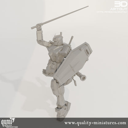 Classic Mech - 32mm Tabletop RPG Mini - Size L - Qumi Quality Miniatures - Qumi