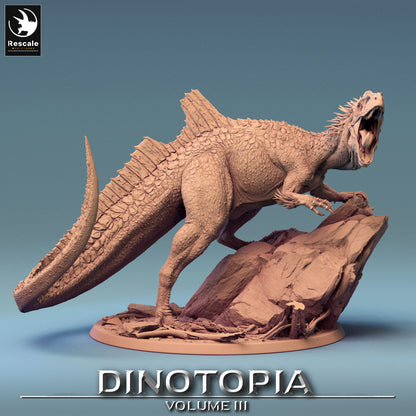 Concavenator - Dinotopia - 32mm Tabletop RPG Mini - Qumi - Rescale Miniatures Quality Miniatures - Qumi