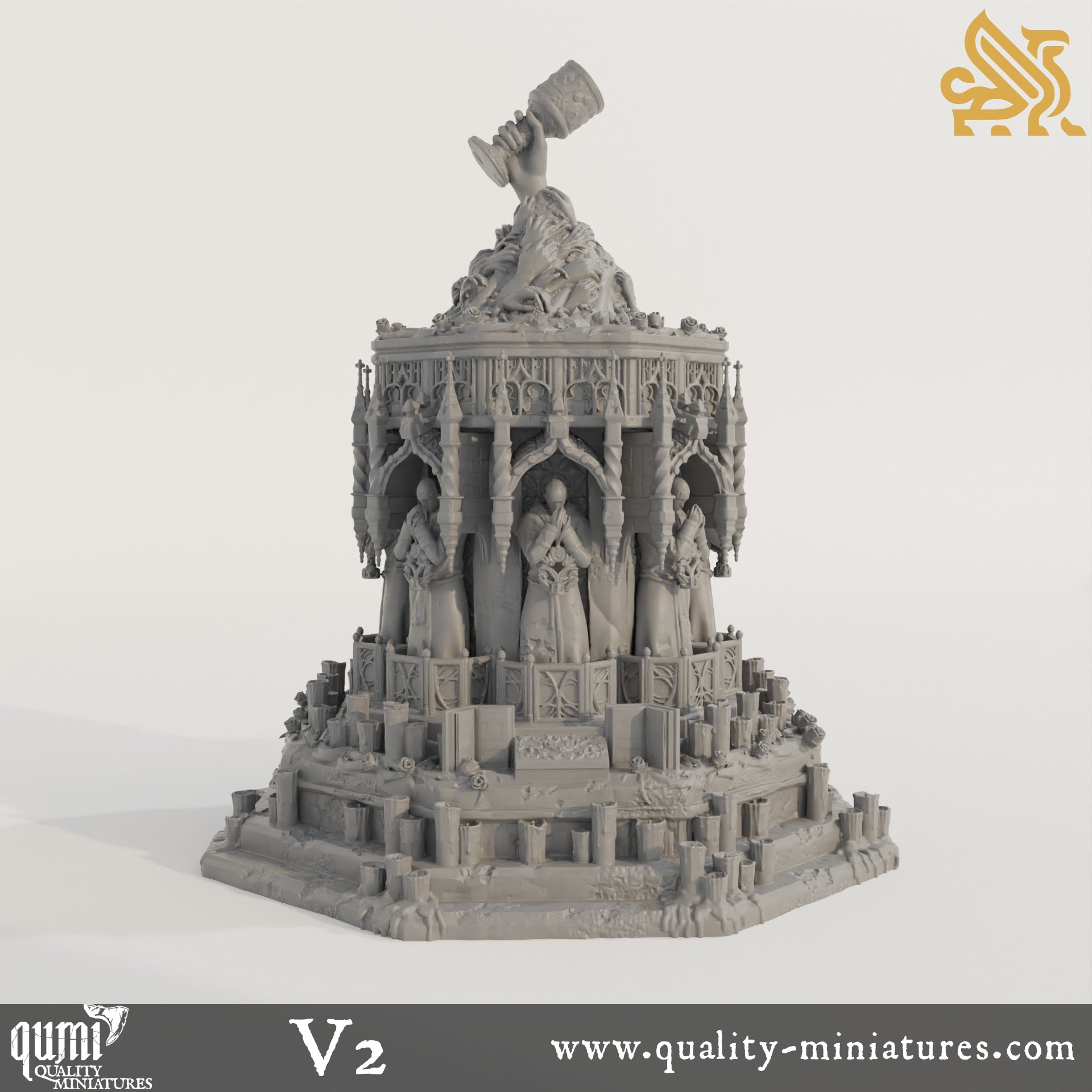 Corrupted Chalice - 32mm Tabletop RPG Mini - Qumi - DM Stash Quality Miniatures - Qumi