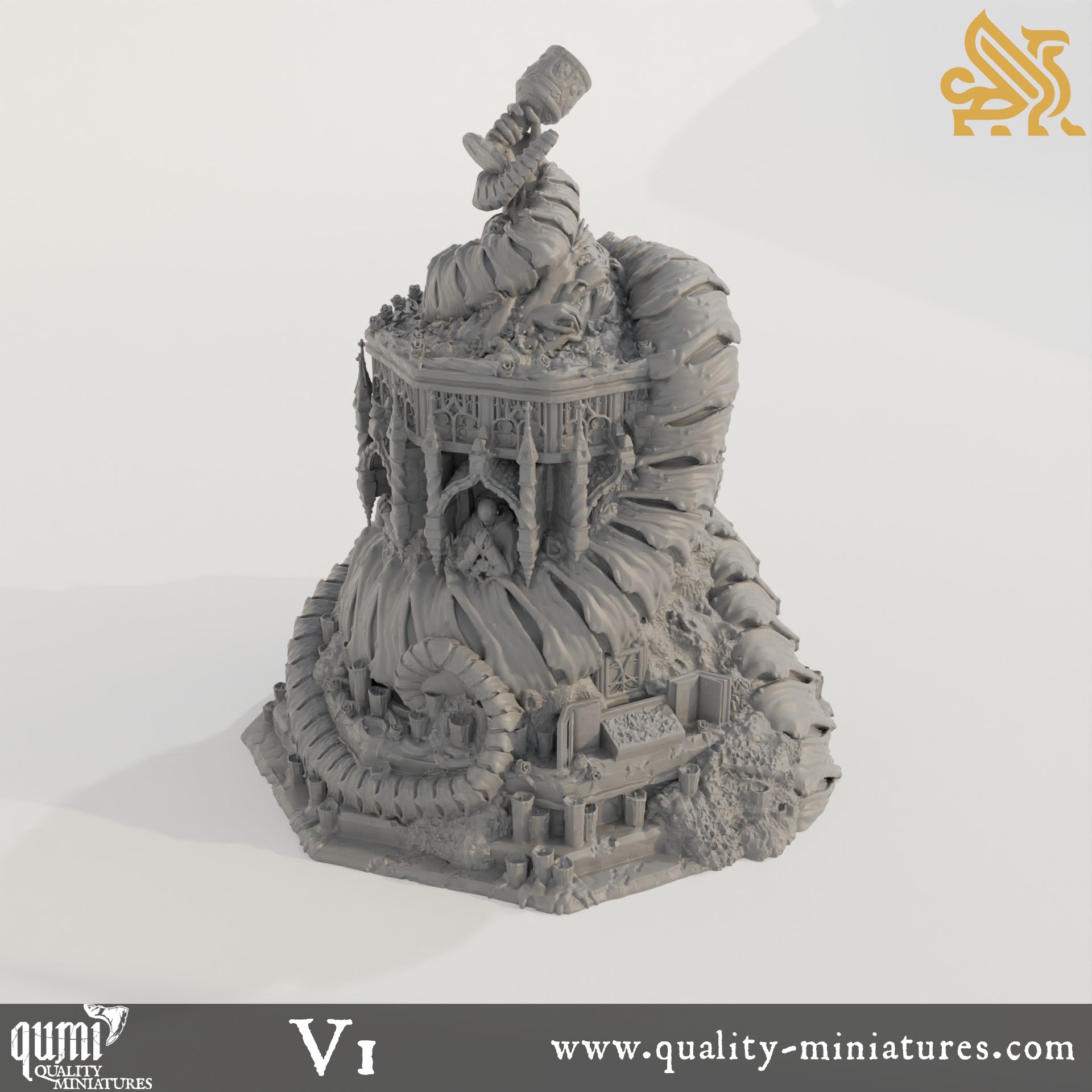 Corrupted Chalice - 32mm Tabletop RPG Mini - Qumi - DM Stash Quality Miniatures - Qumi