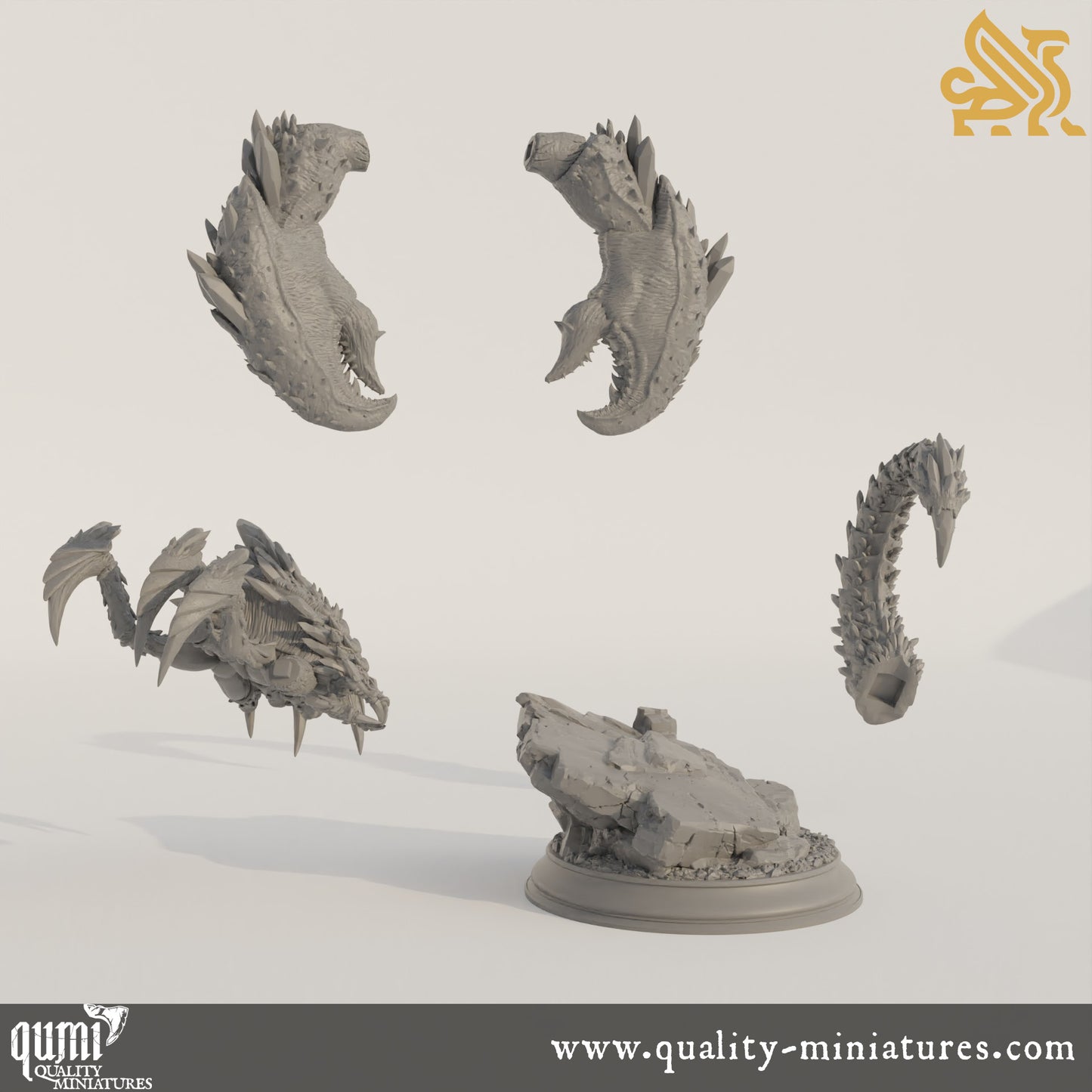 Kristalliner Skorpion – 32 mm Tabletop-RPG Mini – Qumi – DM Stash