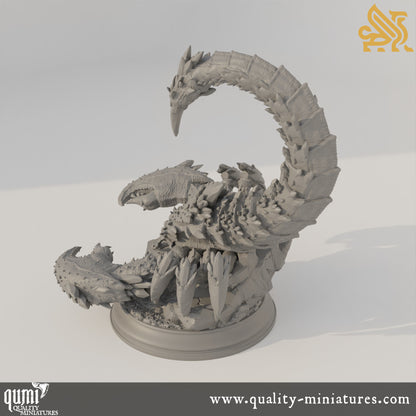 Kristalliner Skorpion – 32 mm Tabletop-RPG Mini – Qumi – DM Stash