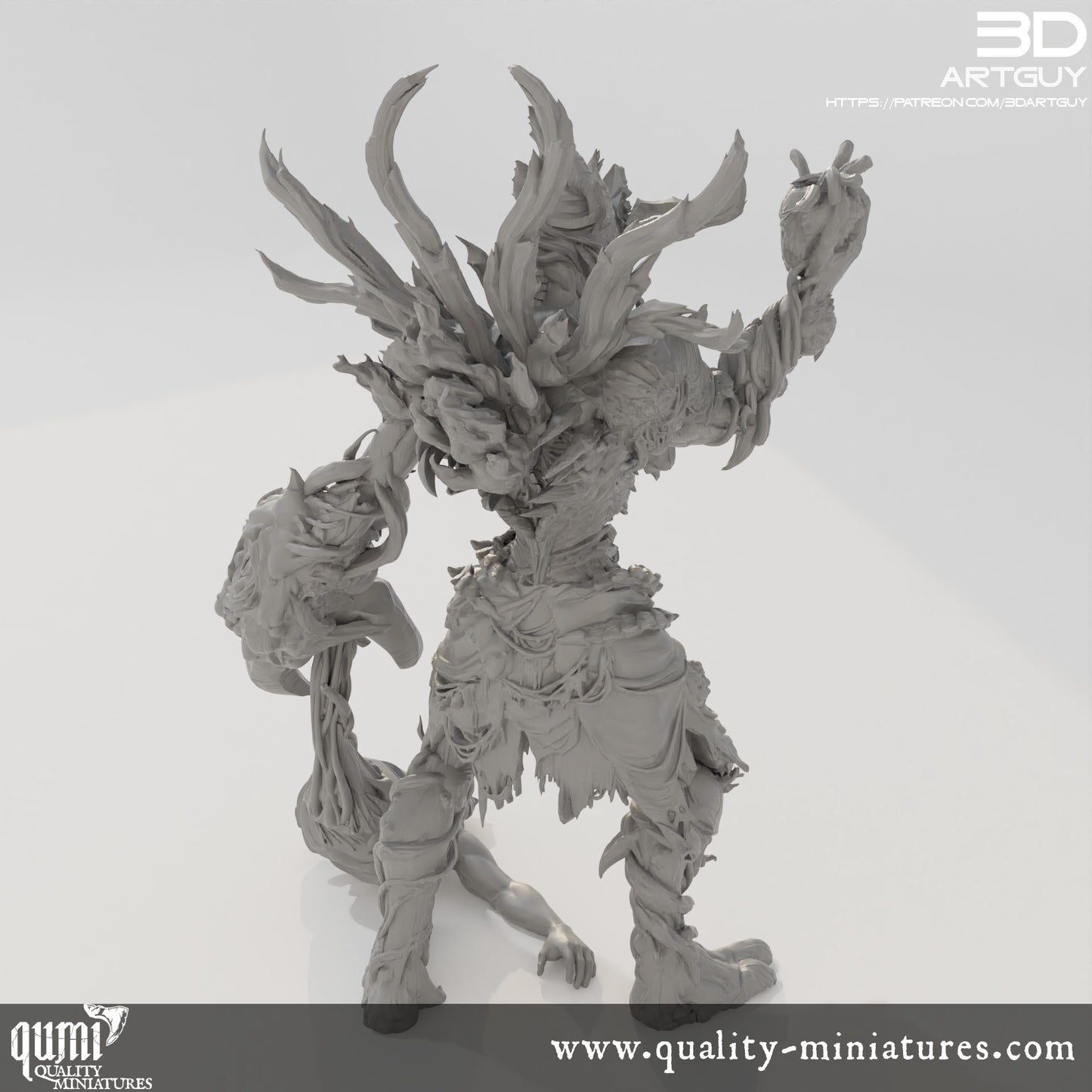 Demon King - 32mm Tabletop RPG Mini - Qumi Quality Miniatures - Qumi