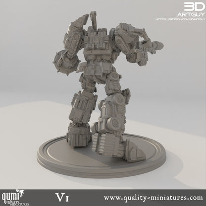 Devastator  - 32mm Tabletop RPG Mini - Qumi - 3D ArtGuy