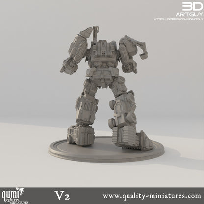 Devastator  - 32mm Tabletop RPG Mini - Qumi - 3D ArtGuy