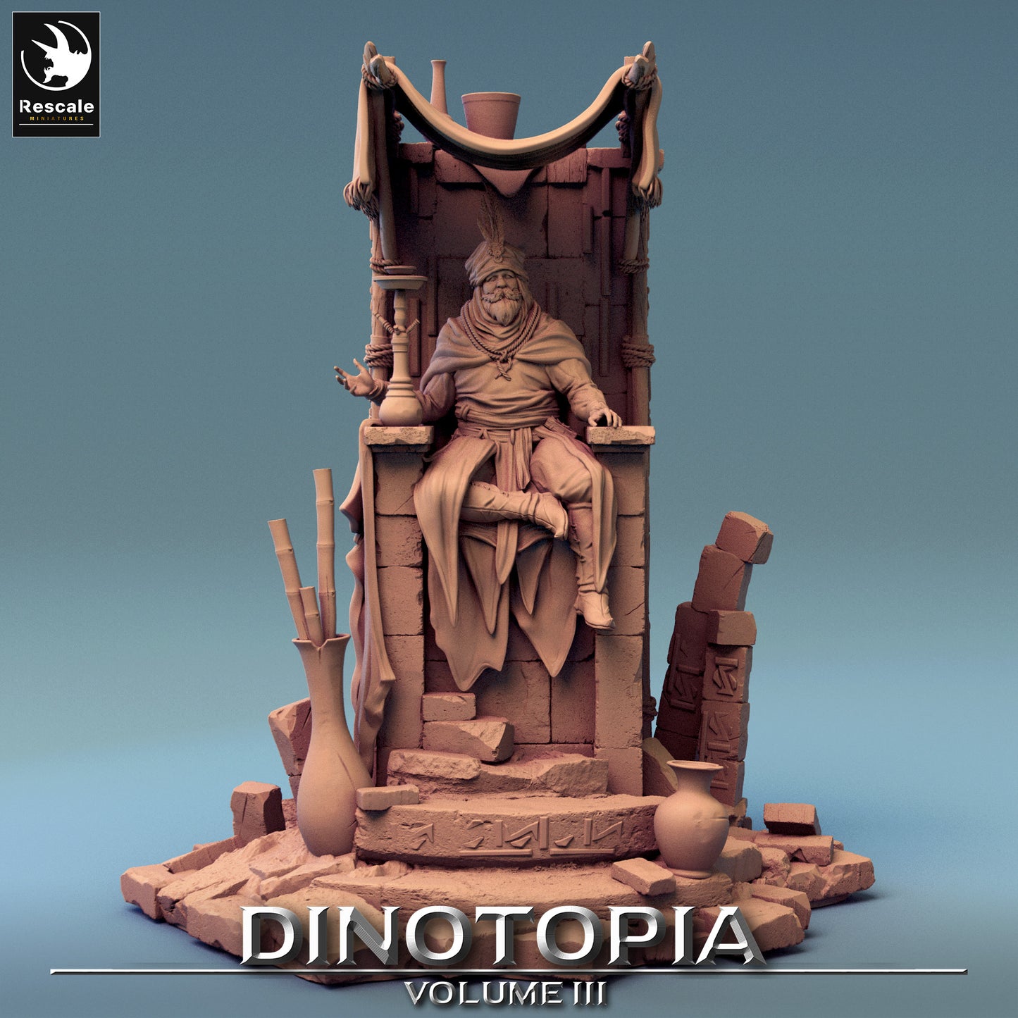 Discuss Lord - Dinotopia - 32mm Tabletop RPG Mini - Qumi - Rescale Miniatures Quality Miniatures - Qumi