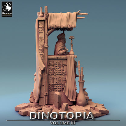 Discuss Lord - Dinotopia - 32mm Tabletop RPG Mini - Qumi - Rescale Miniatures Quality Miniatures - Qumi