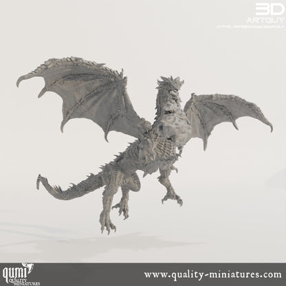 Dragon - 32mm Tabletop RPG Mini - Size XL - Qumi Quality Miniatures - Qumi