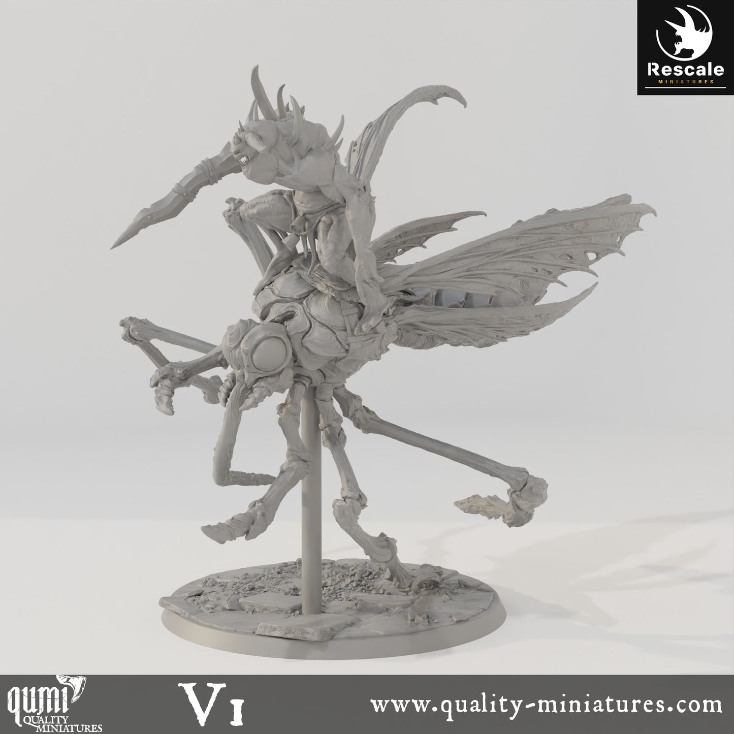 Dravon - 32mm Tabletop RPG Mini - Qumi - Rescale Miniatures