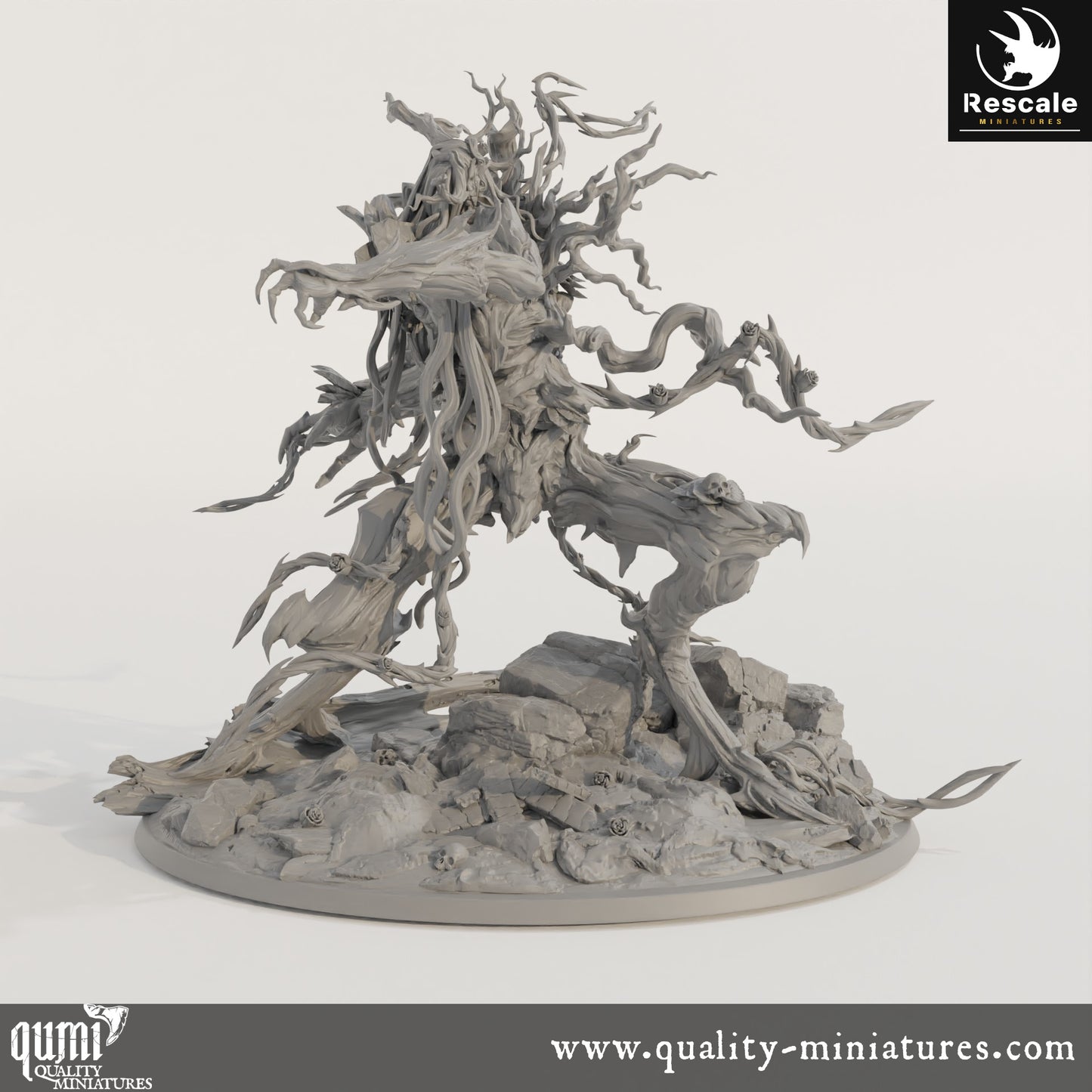 Dryad - 32mm Tabletop RPG Mini - Qumi - Rescale Miniatures Quality Miniatures - Qumi