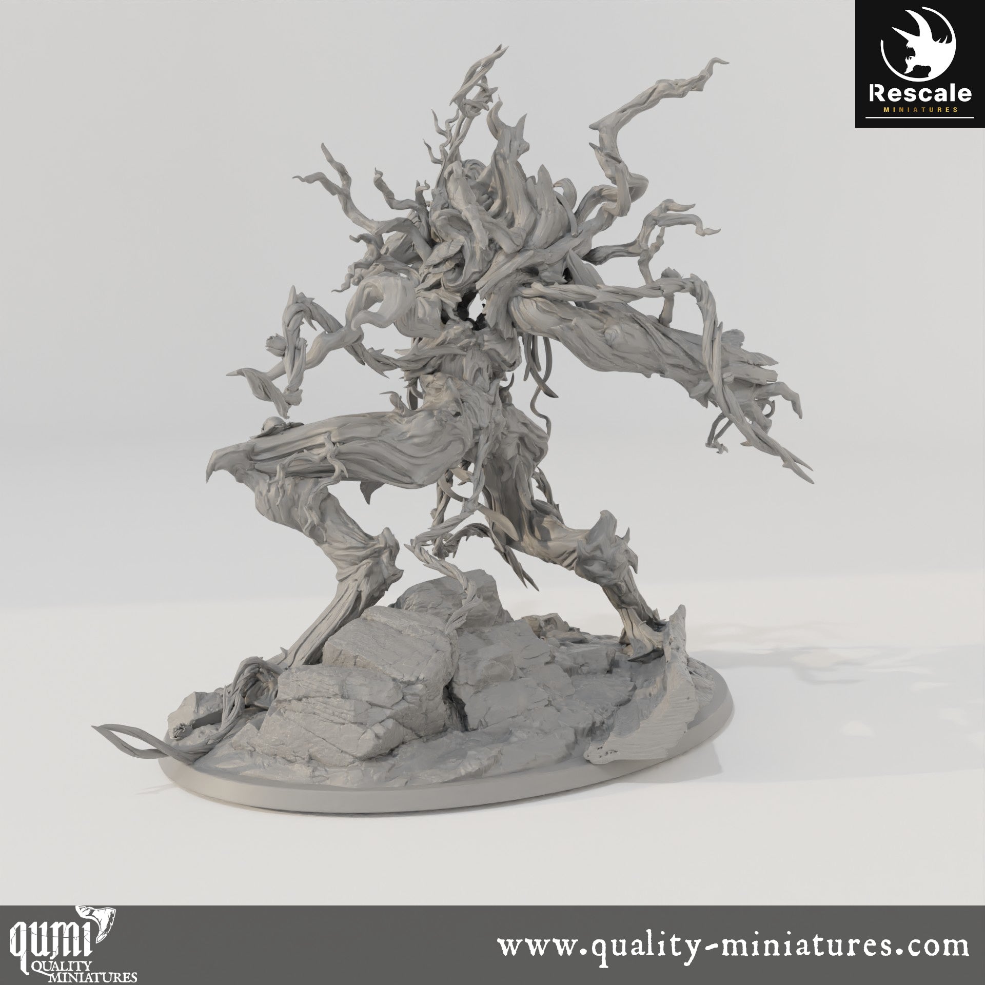 Dryad - 32mm Tabletop RPG Mini - Qumi - Rescale Miniatures Quality Miniatures - Qumi