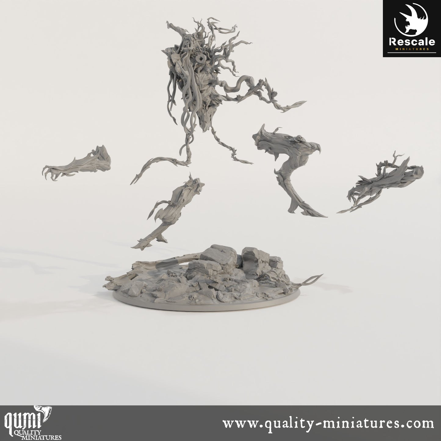 Dryad - 32mm Tabletop RPG Mini - Qumi - Rescale Miniatures Quality Miniatures - Qumi