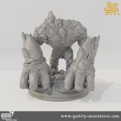 Elemental Golems - 32mm Tabletop RPG Mini - Qumi - DM Stash