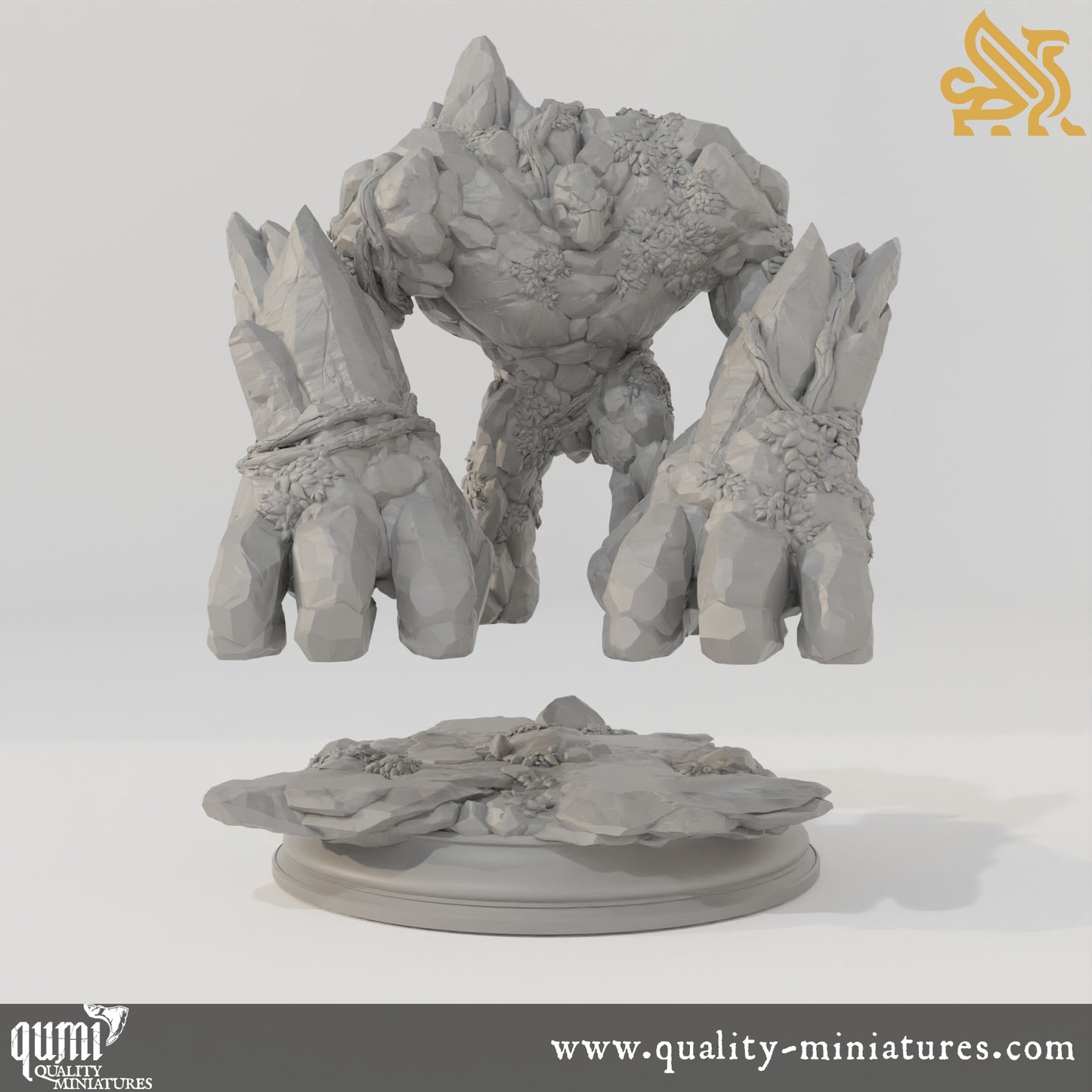 Elemental Golems - 32mm Tabletop RPG Mini - Qumi - DM Stash