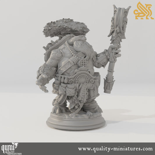 Elki the Wanderer - 32mm 75mm Tabletop RPG Mini - Qumi - DM Stash