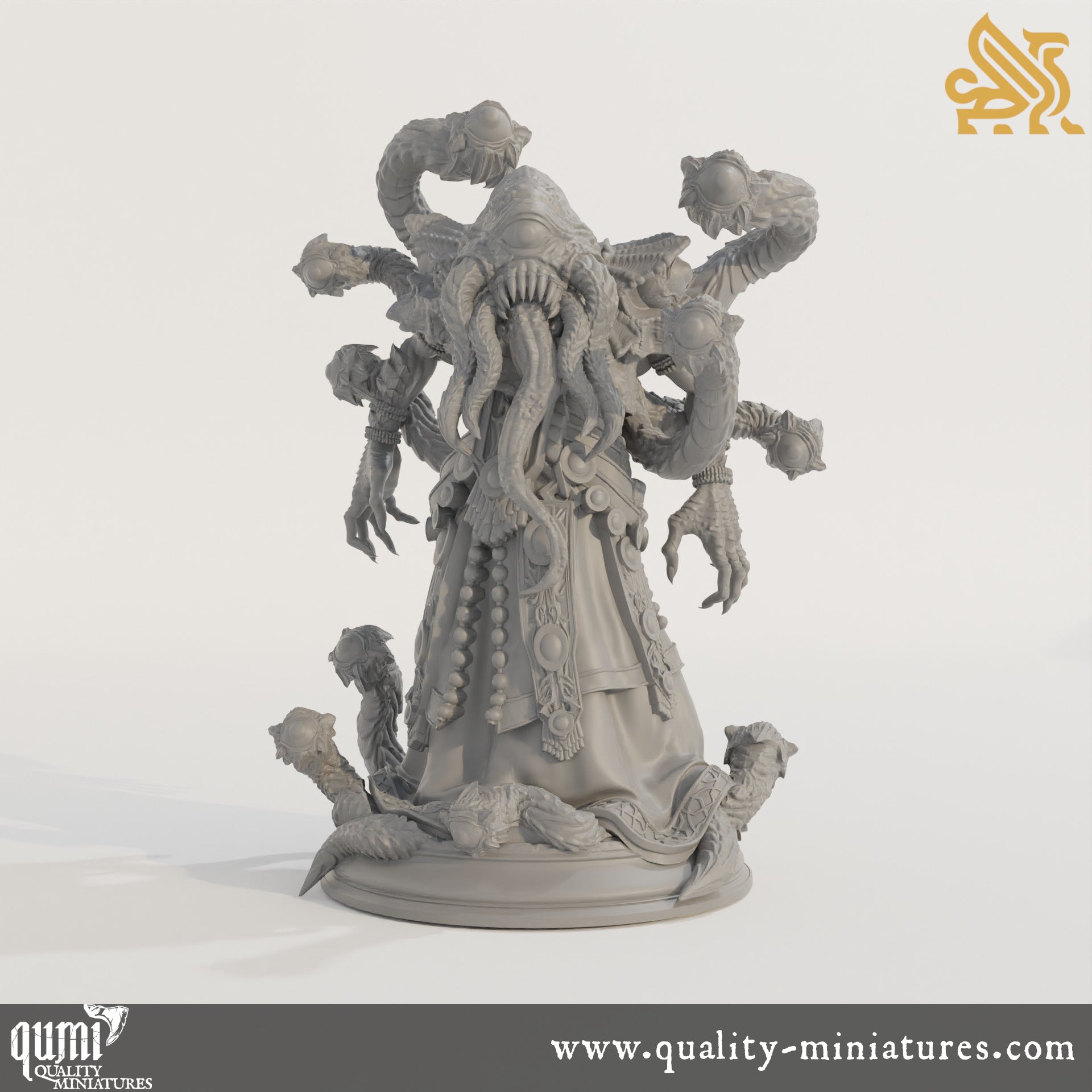 Elthakar the Reborn - 32mm Tabletop RPG Mini - Qumi - DM Stash Quality Miniatures - Qumi